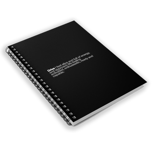 Drive Black Spiral Notebook - Ruled Lines freeshipping - VALUES.INK